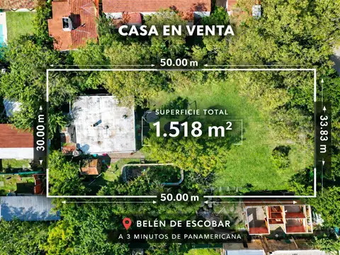 Venta. Casa apto crédito, 5 Ambientes. Lote de 1518m² en Escobar