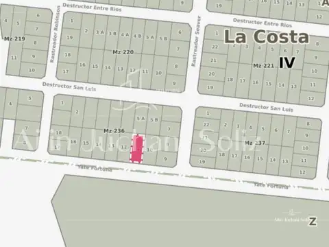 Terreno en Venta 35  mts Fondo