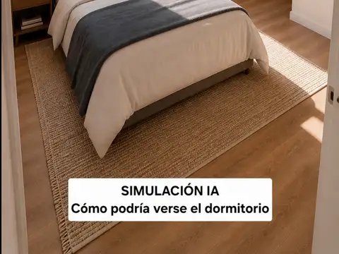 Departamento 2 ambientes con 1 baño