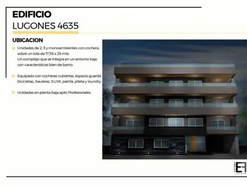 Departamento en Venta de Monoambiente