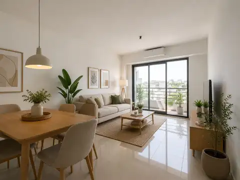Monoambiente con balcon y cochera Villa Urquiza