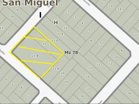 Terreno en Venta en San Miguel, USD 149.900