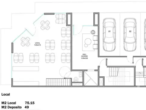 Departamento en Venta de 2 dormitorios