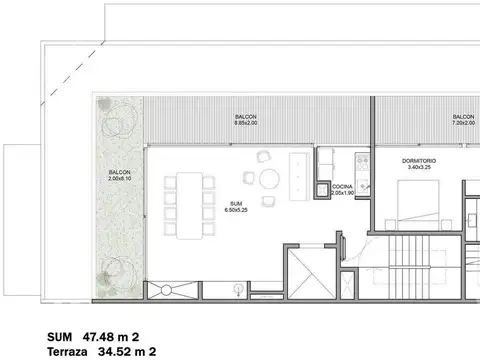Departamento en Venta al Norte