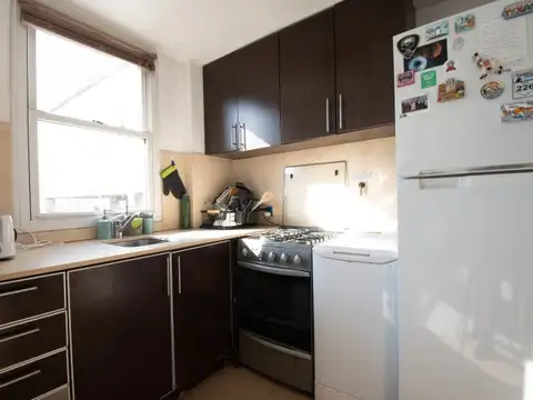 Departamento 2 ambientes con 2 baños