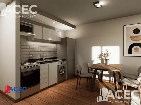 Departamento Monoambiente con 1 baño