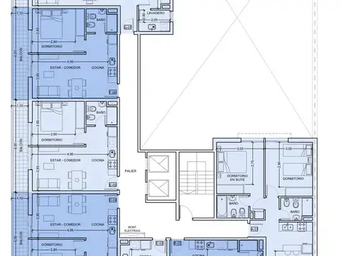 Departamento 2 ambientes con 1 baño