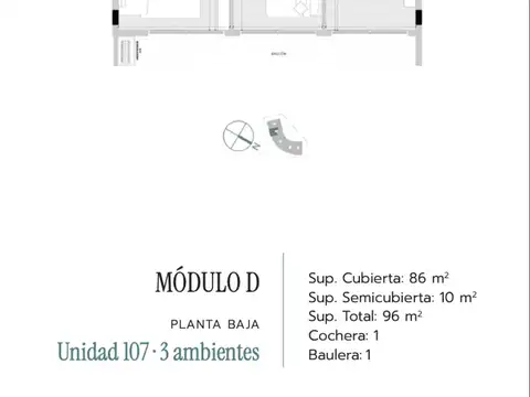Venta en pozo departamento 2 dormitorios