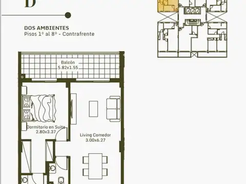 Departamento en Venta en Moron, USD 109.000