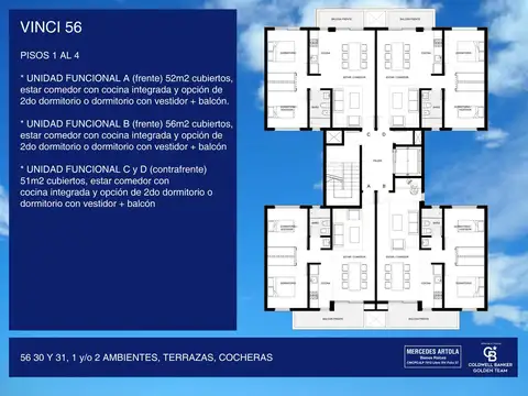 Departamento 3 ambientes con 1 baño