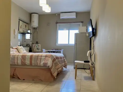 Monoambiente amoblado con vista en alquiler en Caballito