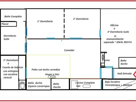 Pichincha 1100, Piso 0