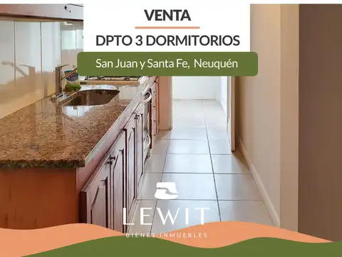 Venta Departamento 3 Dormitorios | Zona Centro Este Neuquén | Cochera | Apta Crédito