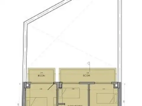 Departamento 2 ambientes con 2 baños
