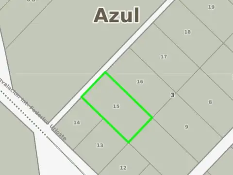 Terreno en venta - 2.651Mts2 - Azul