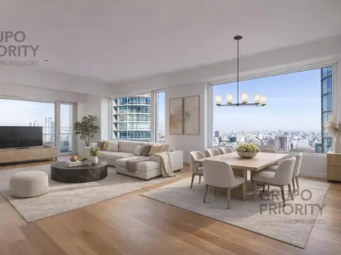 Departamento 3 ambientes en venta con cochera en Alvear Tower
