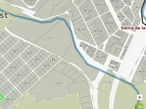Terreno / Lote en venta de 1687m2 ubicado en Sierra de la Ventana