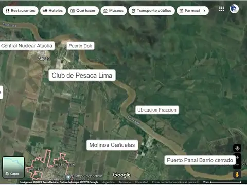 43 hectareas sobre Rio Parana