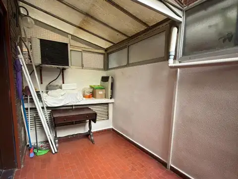 Departamento 1 ambiente con 2 patios