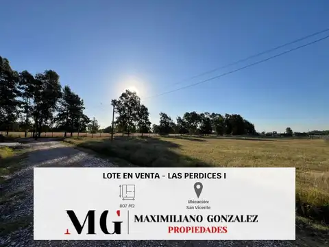 Lote venta  Las Perdices I San Vicente