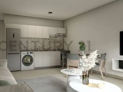 Departamento 2 ambientes con 1 baño