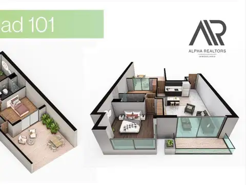 Departamento en Venta en Tres Cruces, USD 185.000