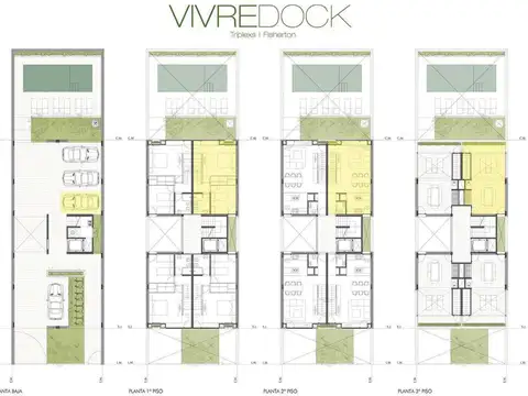 Departamento, dos dormitorios, triplex, Fisherton, Venta