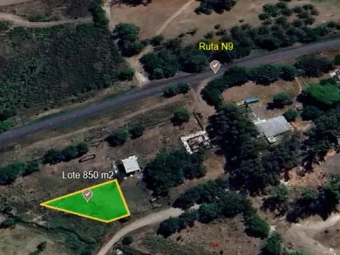 VENTA - Lote de 850 m2 en Correa, facil acceso a ruta N 9. Entrega y cuotas -Ideal inversión
