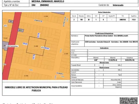 Venta Terreno PB + 10 PISOS