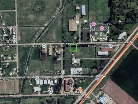 LOTE INDUSTRIAL – INMEJORABLE UBICACION - LUZ TRIFASICA - LOBOS