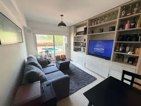 Departamento un dormitorio con cochera en Abasto. Amenities, SUM, piscina