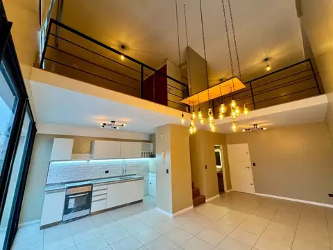 Departamento loft 3 ambientes con patio en venta Pilar