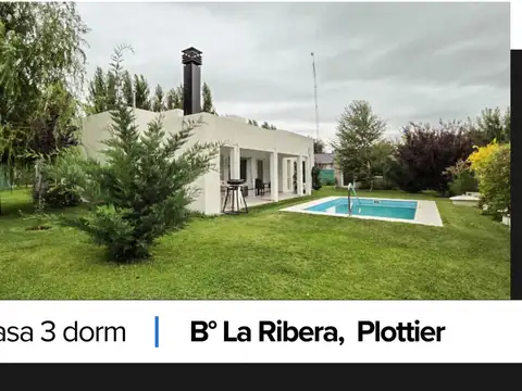 CASA 3 DORM EN VENTA,B° Cerrado La Ribera,Plottier