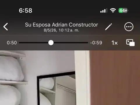 Departamento 2 ambientes con 2 baños