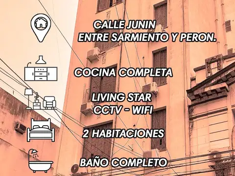 Departamento en venta en Balvanera, ideal para uso profesional