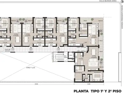 Departamento 2 ambientes con 1 baño