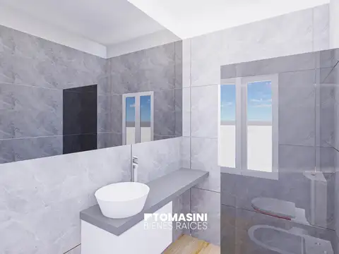 Departamento 2 ambientes con 1 baño