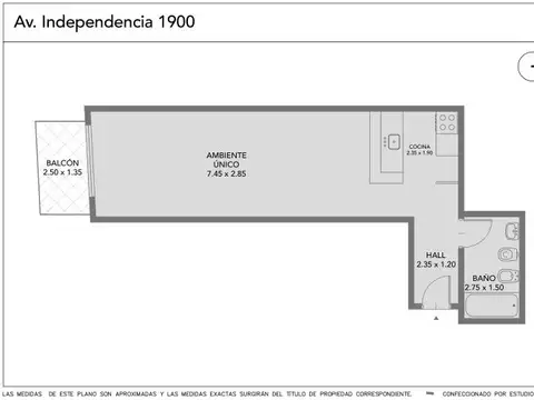 Departamento en Venta de Monoambiente