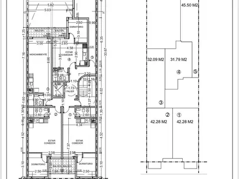 Departamento Monoambiente con 1 baño