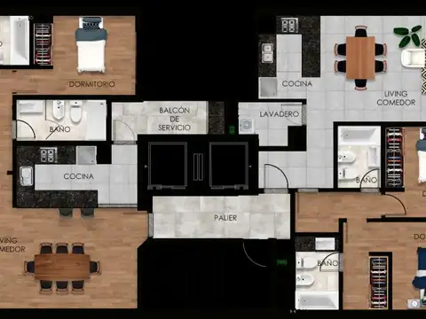 Av. Carlos Pellegrini 1762 2 Dormitorios