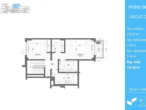 Departamento en Venta de 3 ambientes