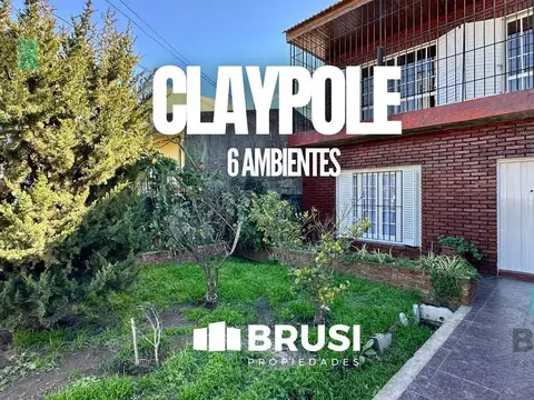 CASA EN VENTA EN CLAYPOLE - 6 AMBIENTES