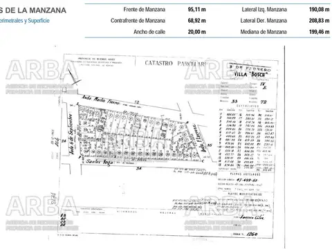 Terreno en Venta de 360,0 m2