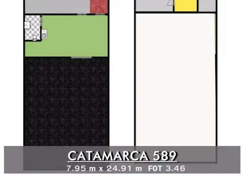 Gran local sobre lote propio. Sin columnas. Fuerza motriz/ Frio/Oficinas