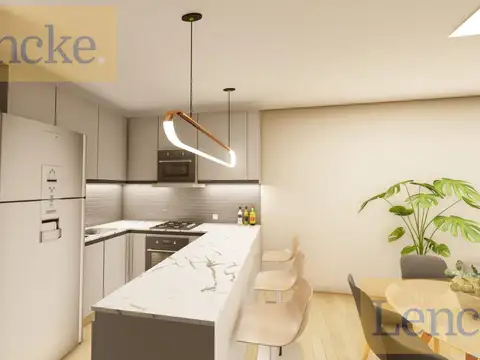 Departamento 3 ambientes con 2 baños