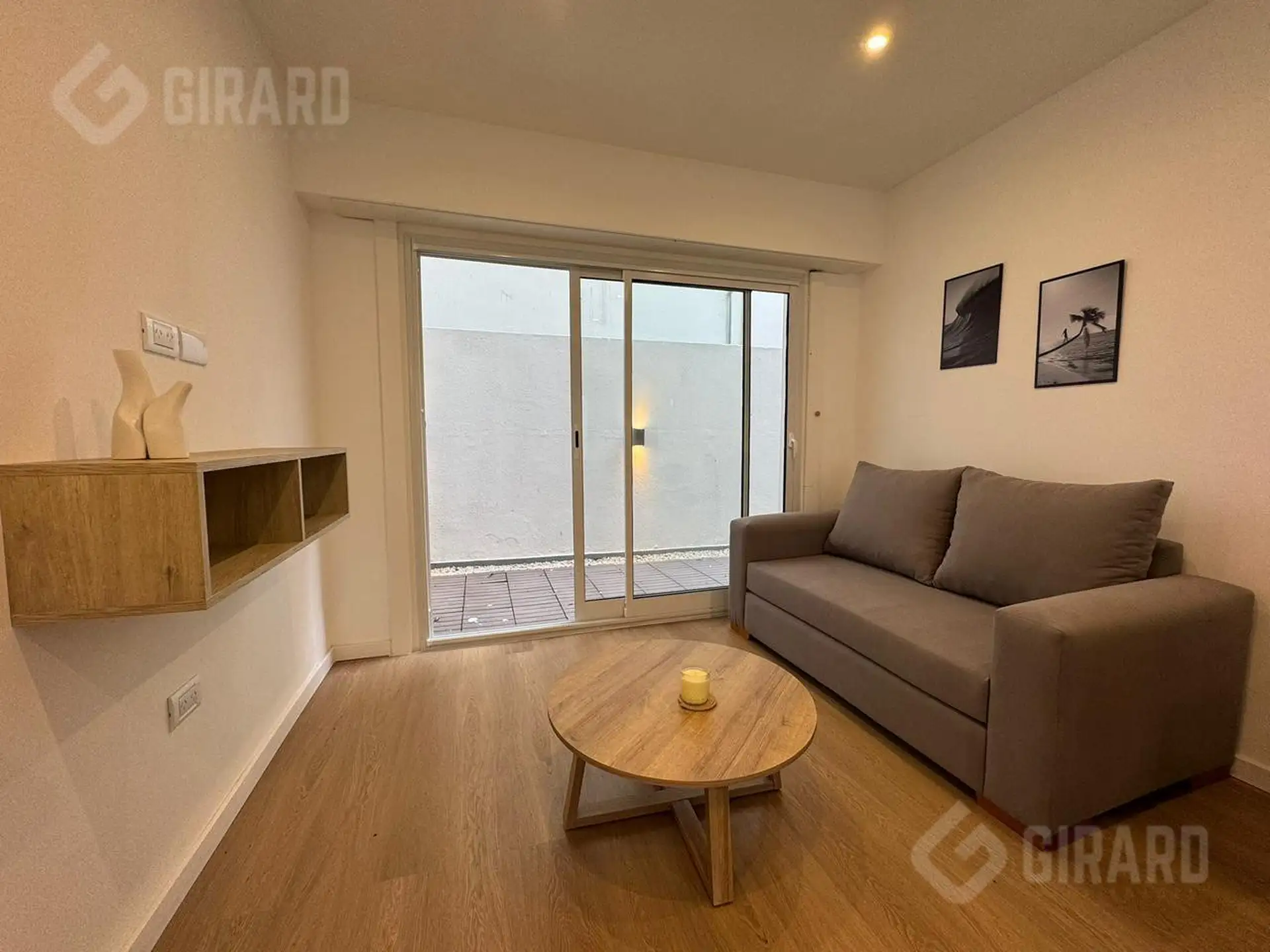 Depto 2 amb, 40m² en Centro con patios