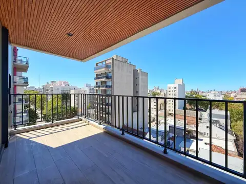 Piso 3 ambientes con terraza y parrilla · Chauvin