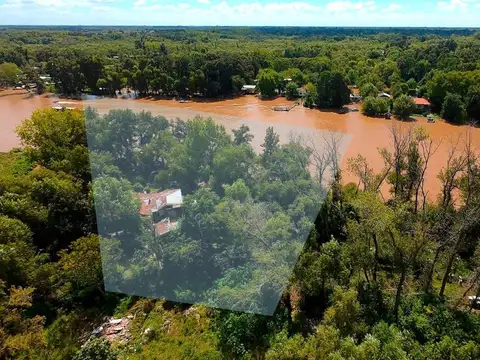 EXCELENTE LOTE AL RIO LUJAN CON ACCESO POR TIERRA