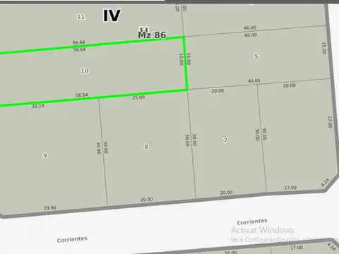Venta de Lote en Mar de Ajó