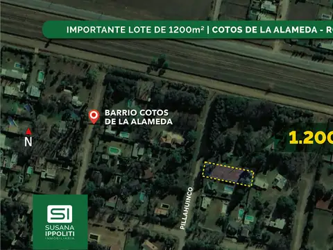 Terreno en venta Cotos de la Alameda Roldan de 1200m2